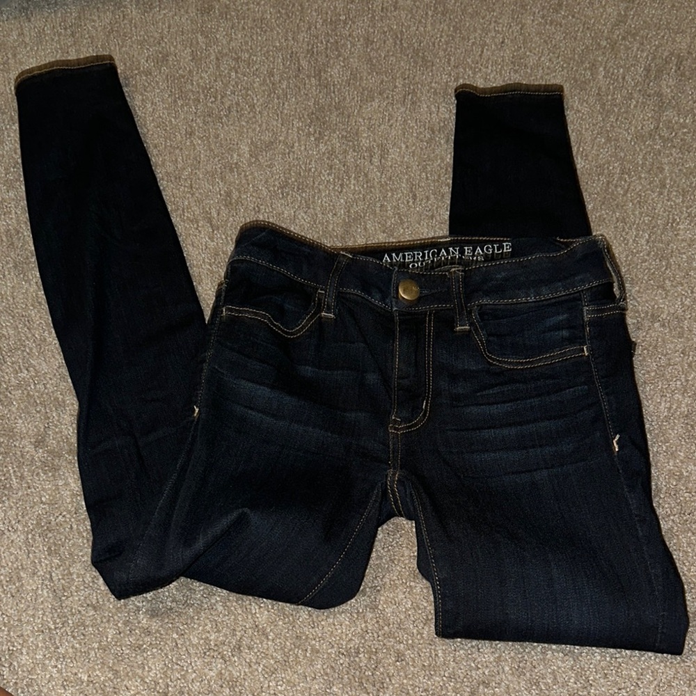 American Eagle Outfitters Women's Midnight Skinny Jeans